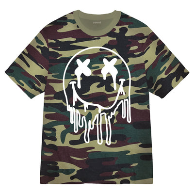 DRIPPIN SMILEY FACE CAMO TEE