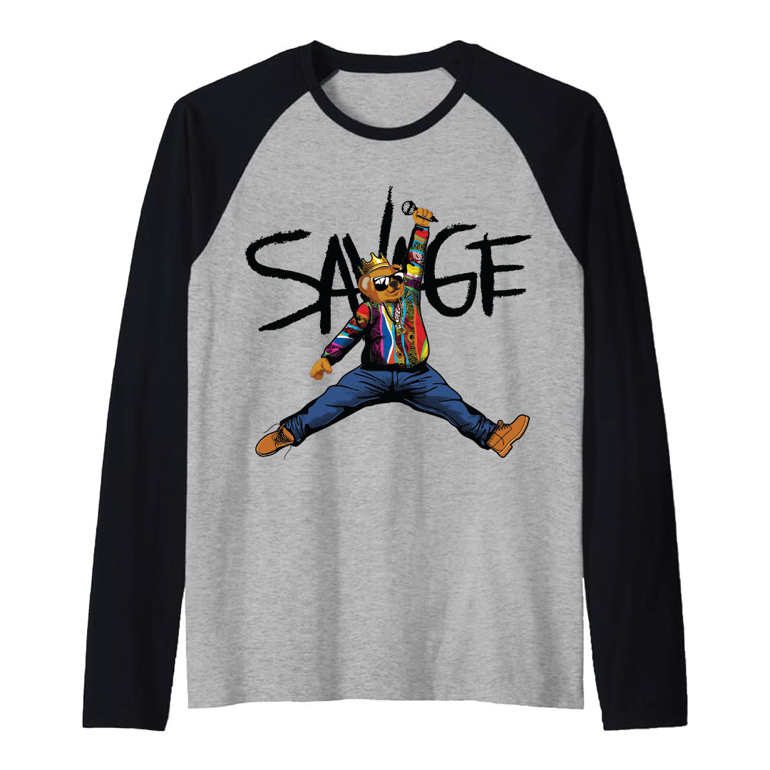 SAVAGE BEAR 3/4" SLEEVE TEE