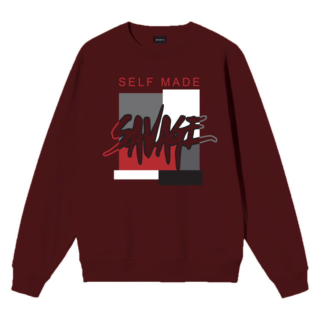 SELFMADE SAVAGE CREWNECK 3Forty