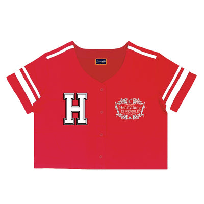 JR Hennythins is Possible CROPPED BASEBALL SHIRT