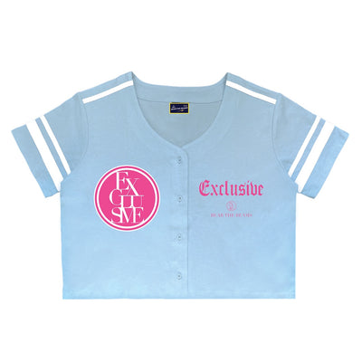 JR Exclusive CROPPED BASEBALL SHIRT