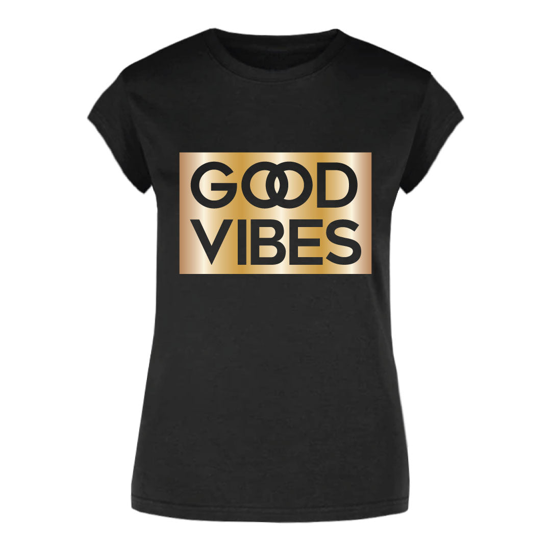 JR GOOD VIBES FOIL TEE