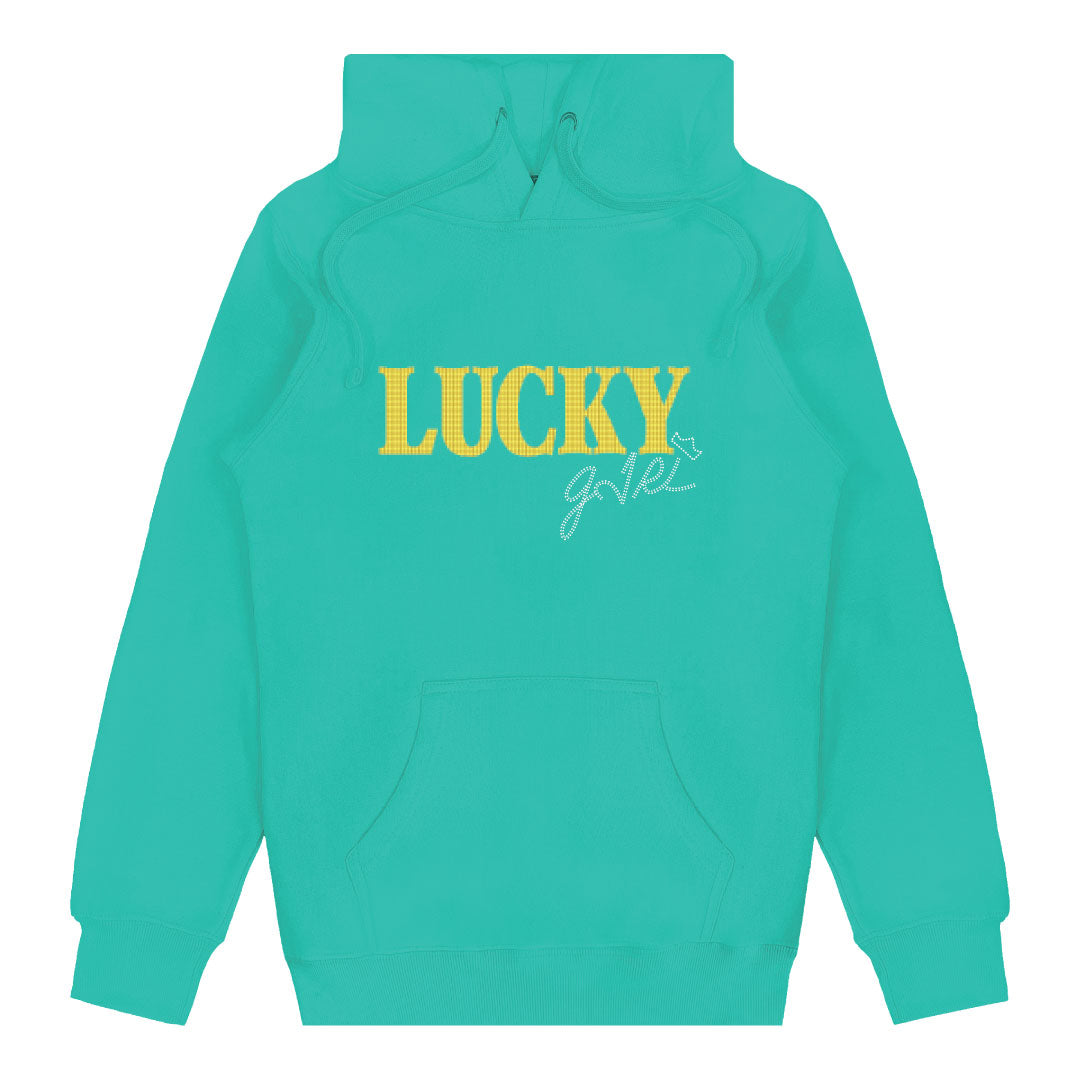 JR LUCKY GIRL RHINESTONE HOODIE