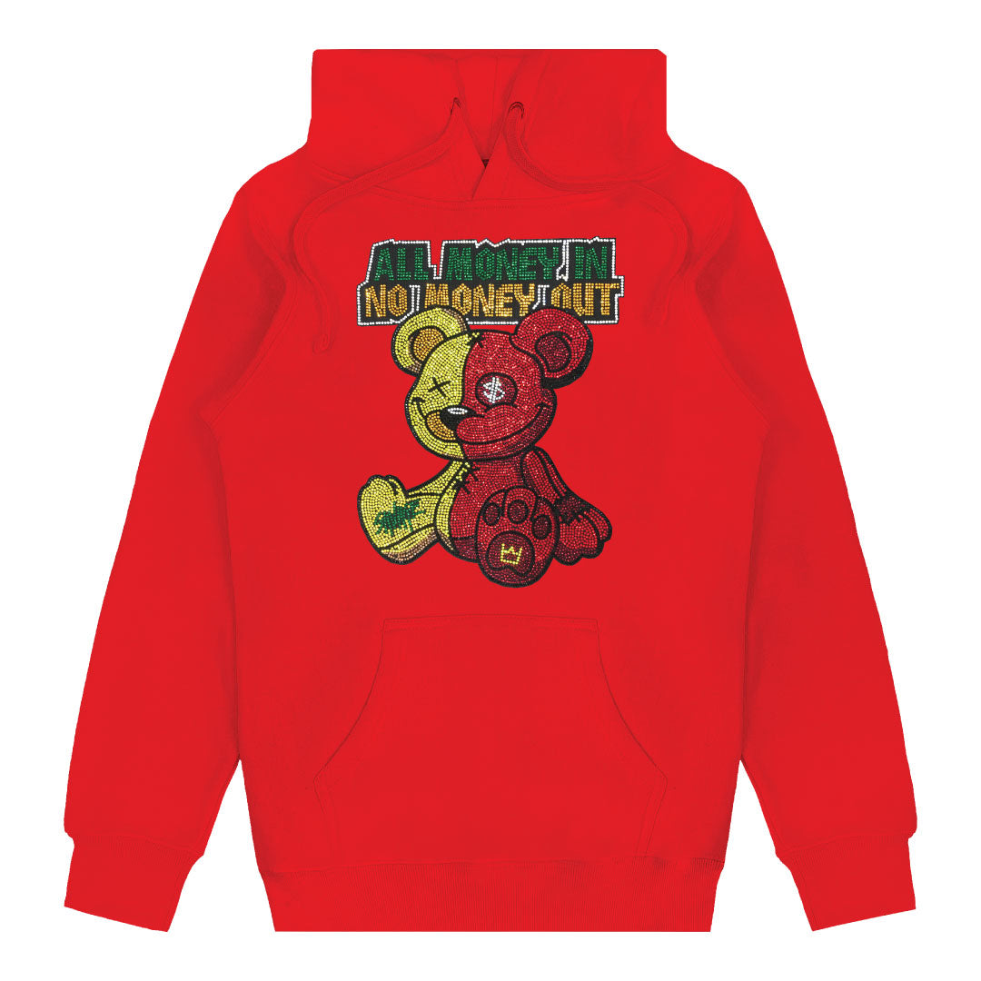 JR ALL MONEY IN RHINESTONE HOODIE