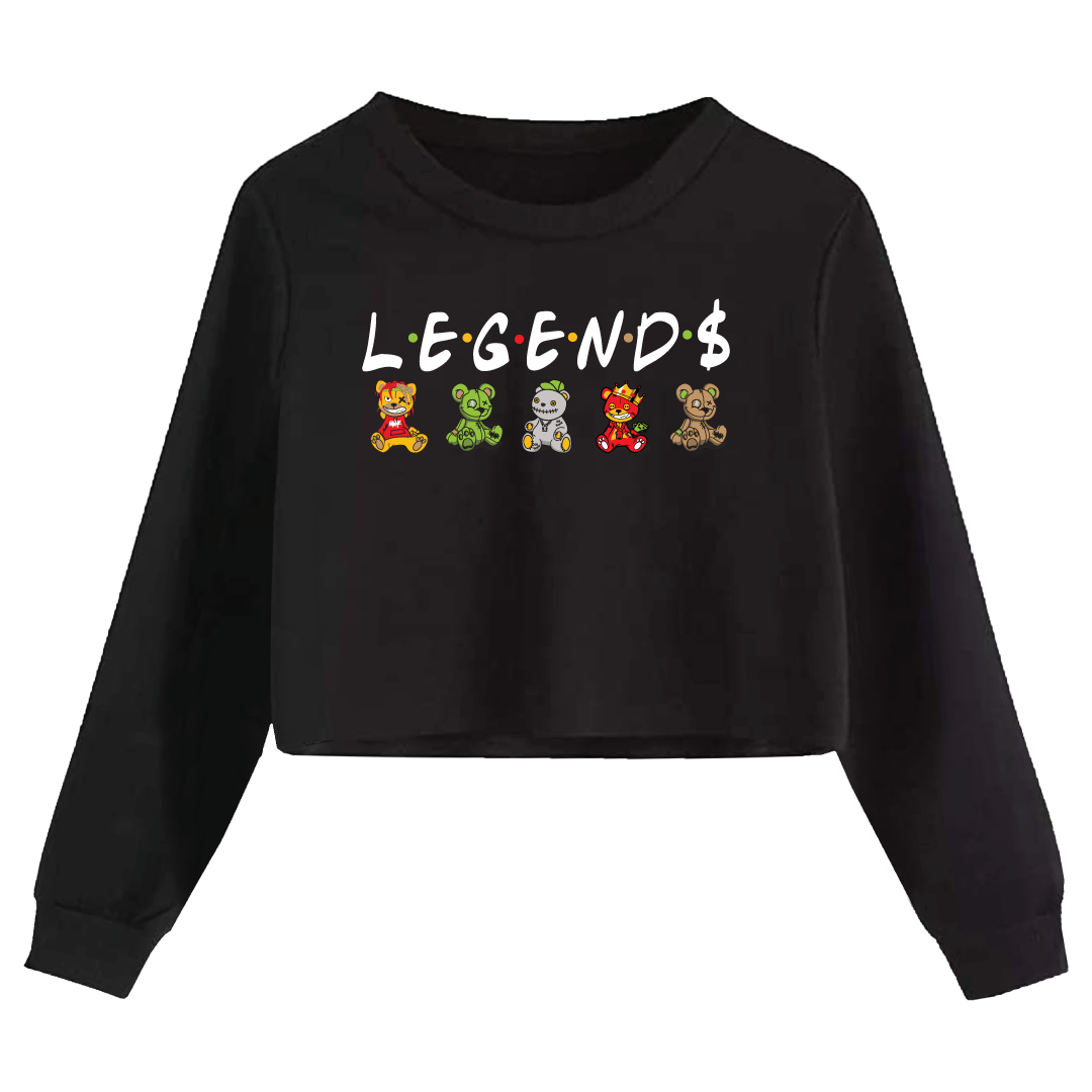 JR LEGEND$ BEAR Crop Long Sleeve