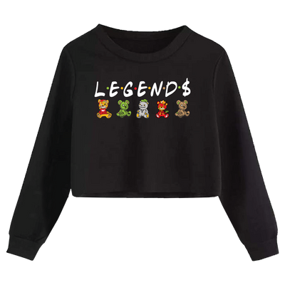 JR LEGEND$ BEAR Crop Long Sleeve