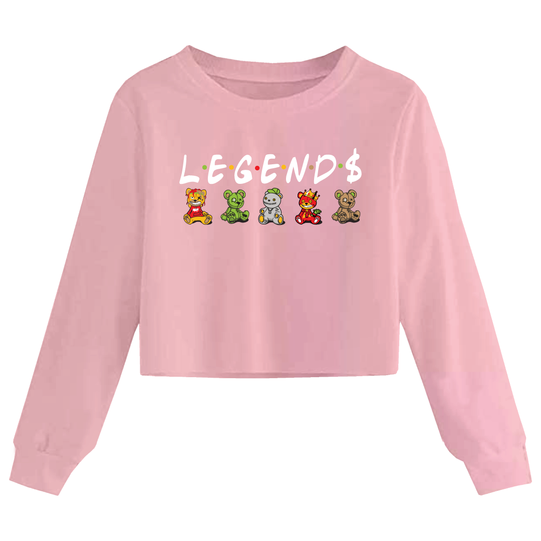 JR LEGEND$ BEAR Crop Long Sleeve