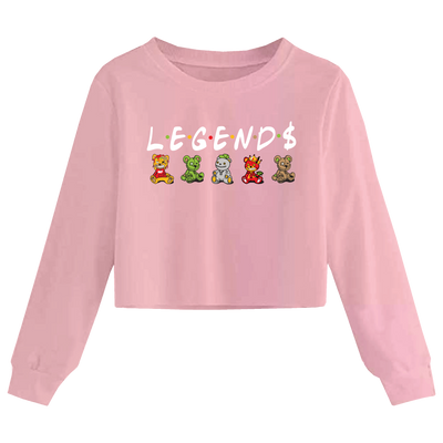 JR LEGEND$ BEAR Crop Long Sleeve