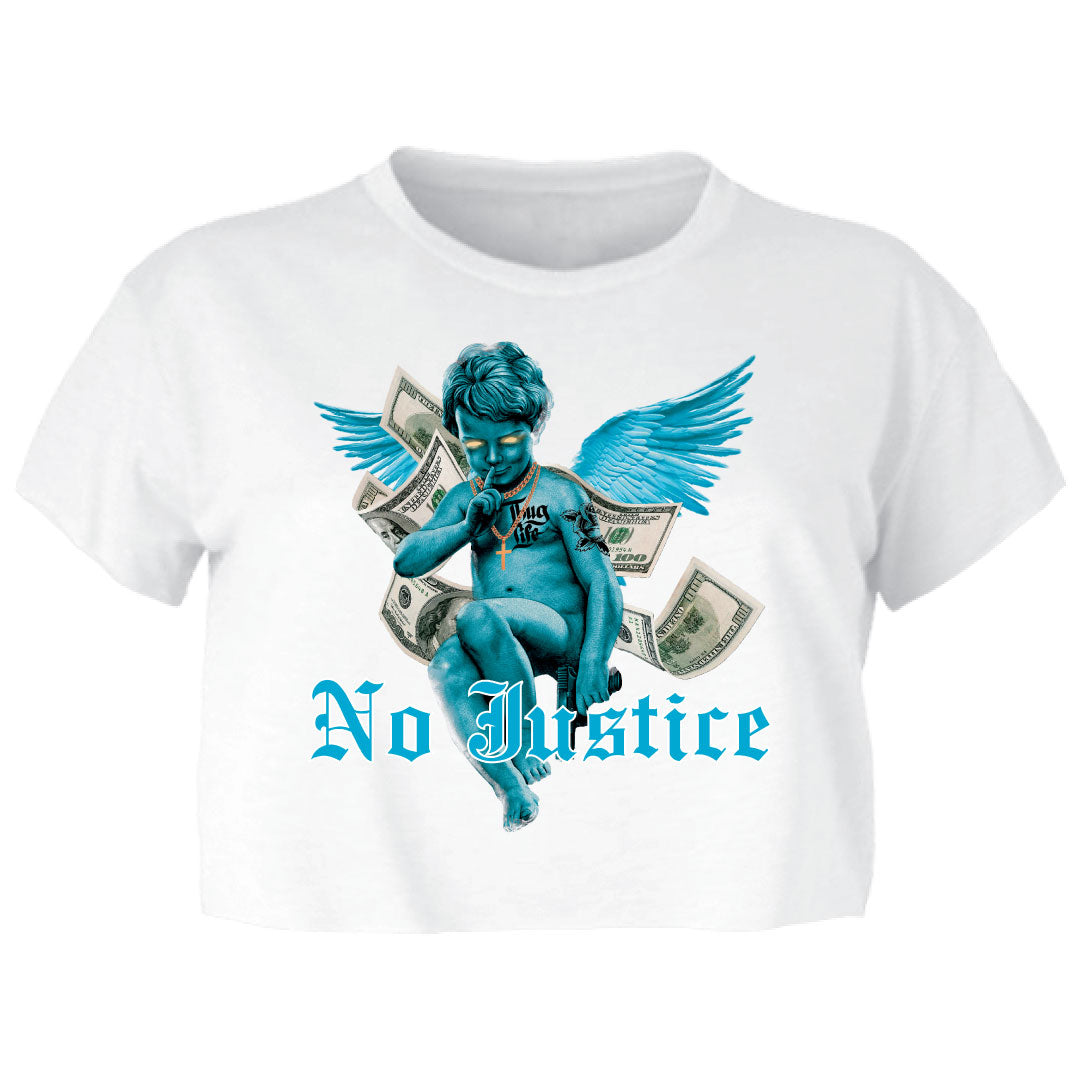 JR NO JUSTICE CROP TOP