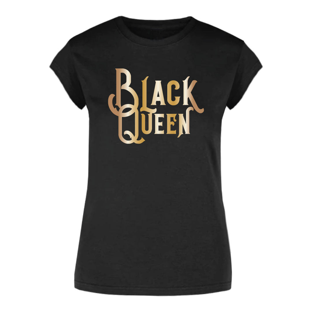 JR BLACK QUEEN FOIL TEE