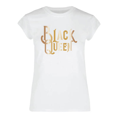 JR BLACK QUEEN FOIL TEE