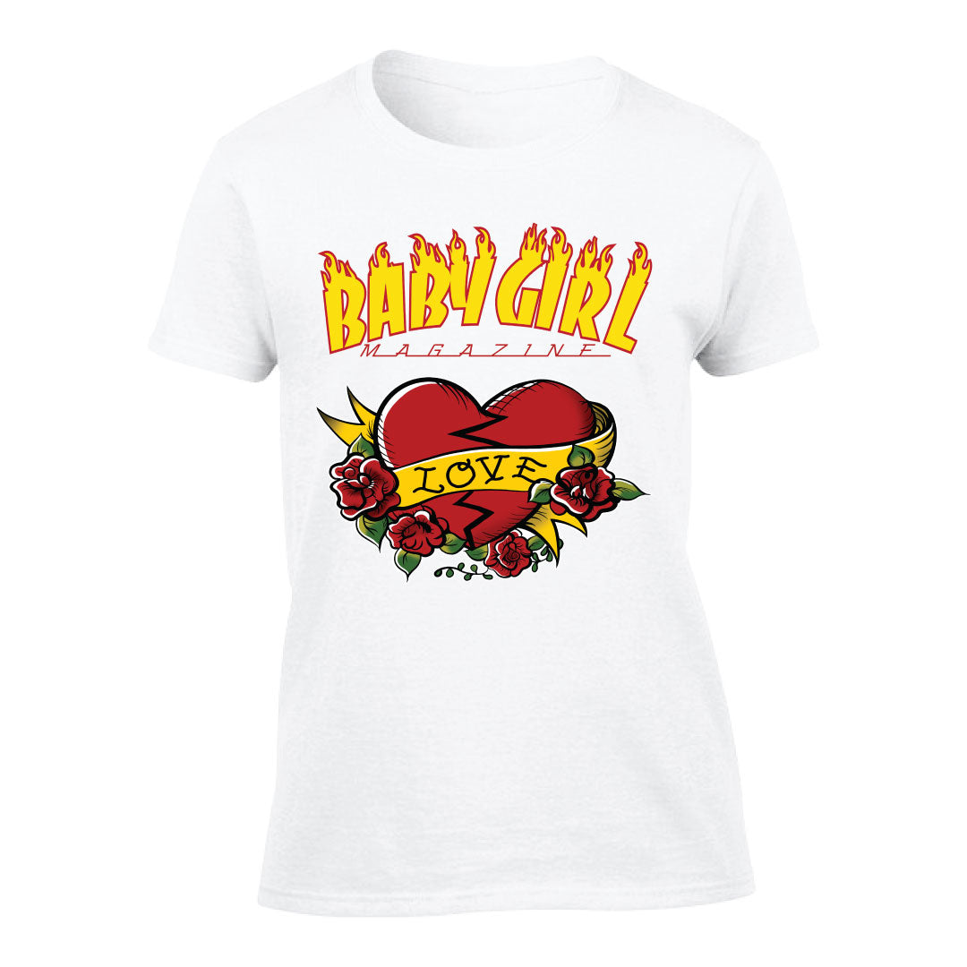 JR BABY GIRL MAGAZINE TEE