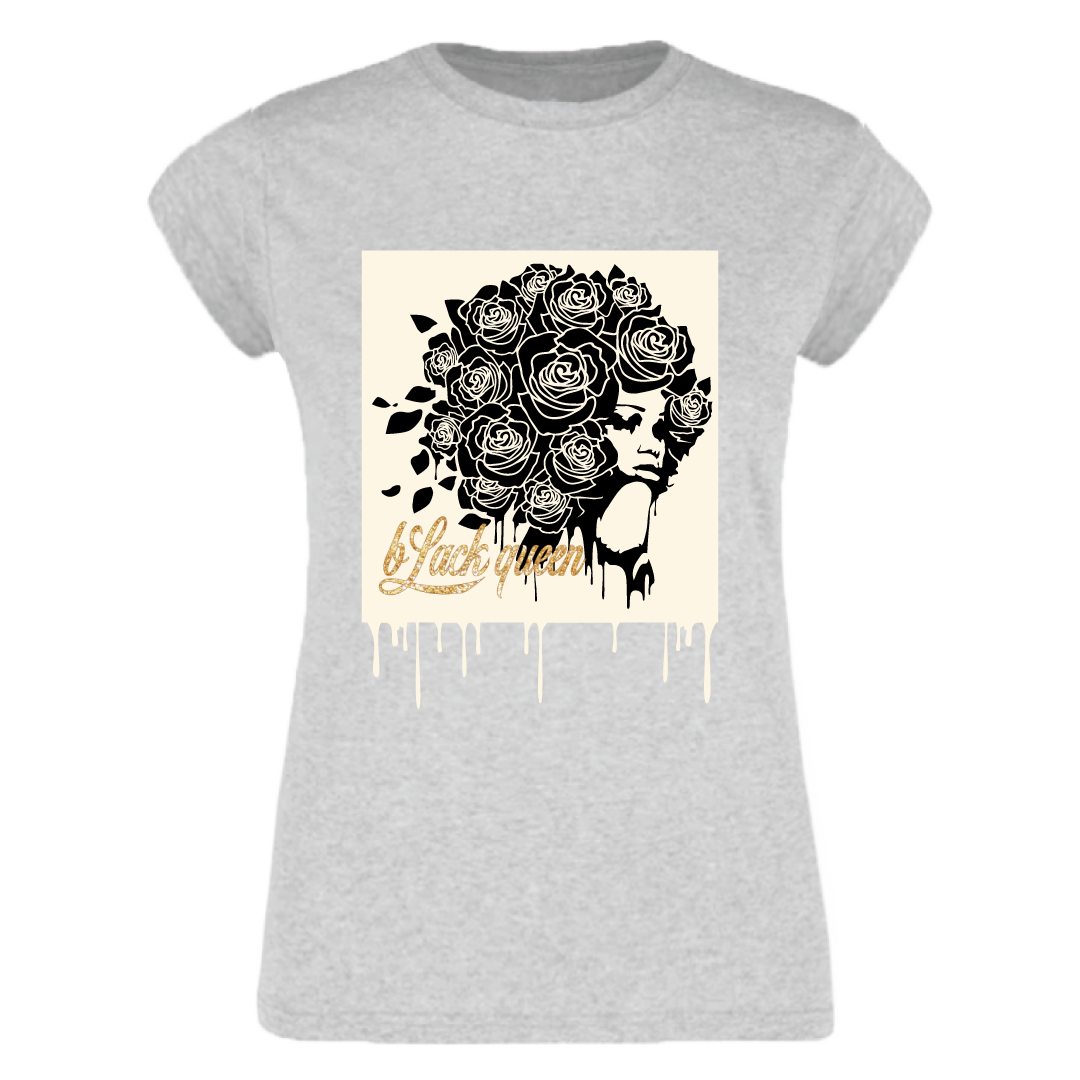 JR Black Rosie Tee